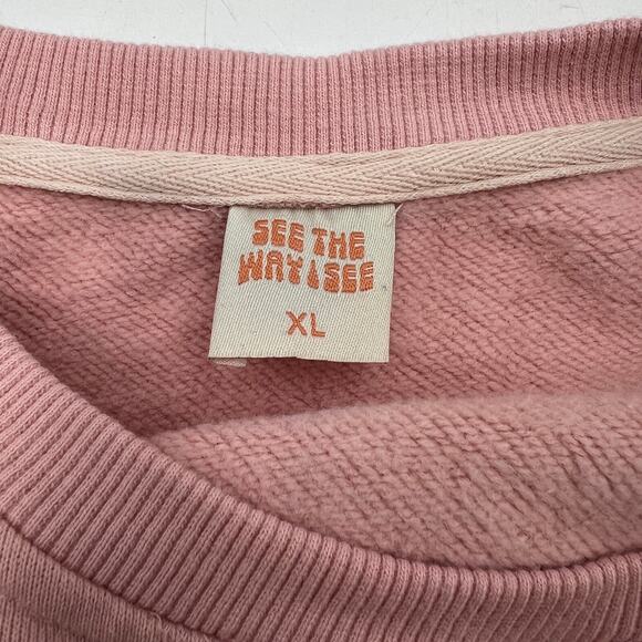 See The Way I See Anxious Sweatshirt Pink - Picture 3 of 7